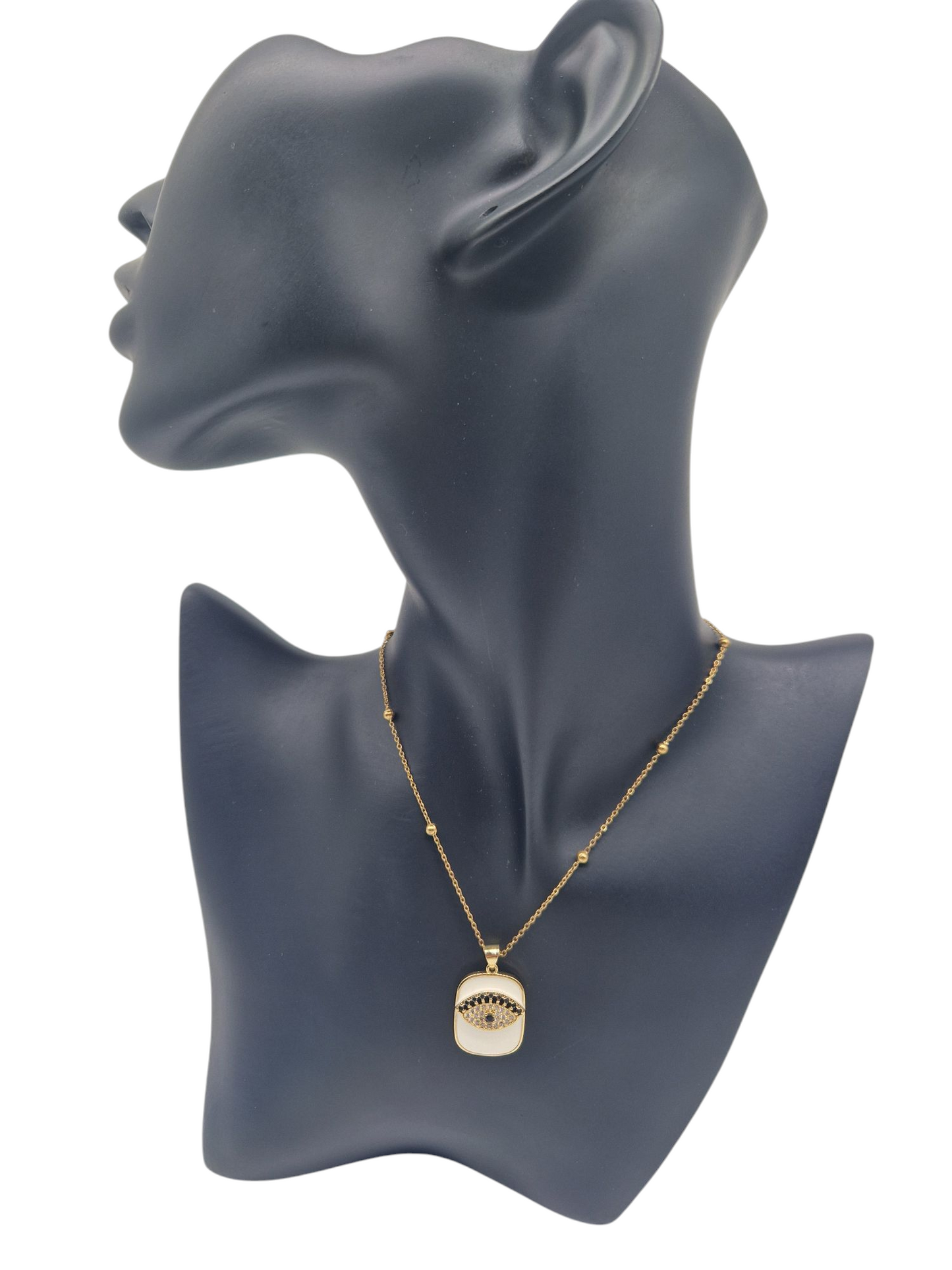 Kette Evil Eye White