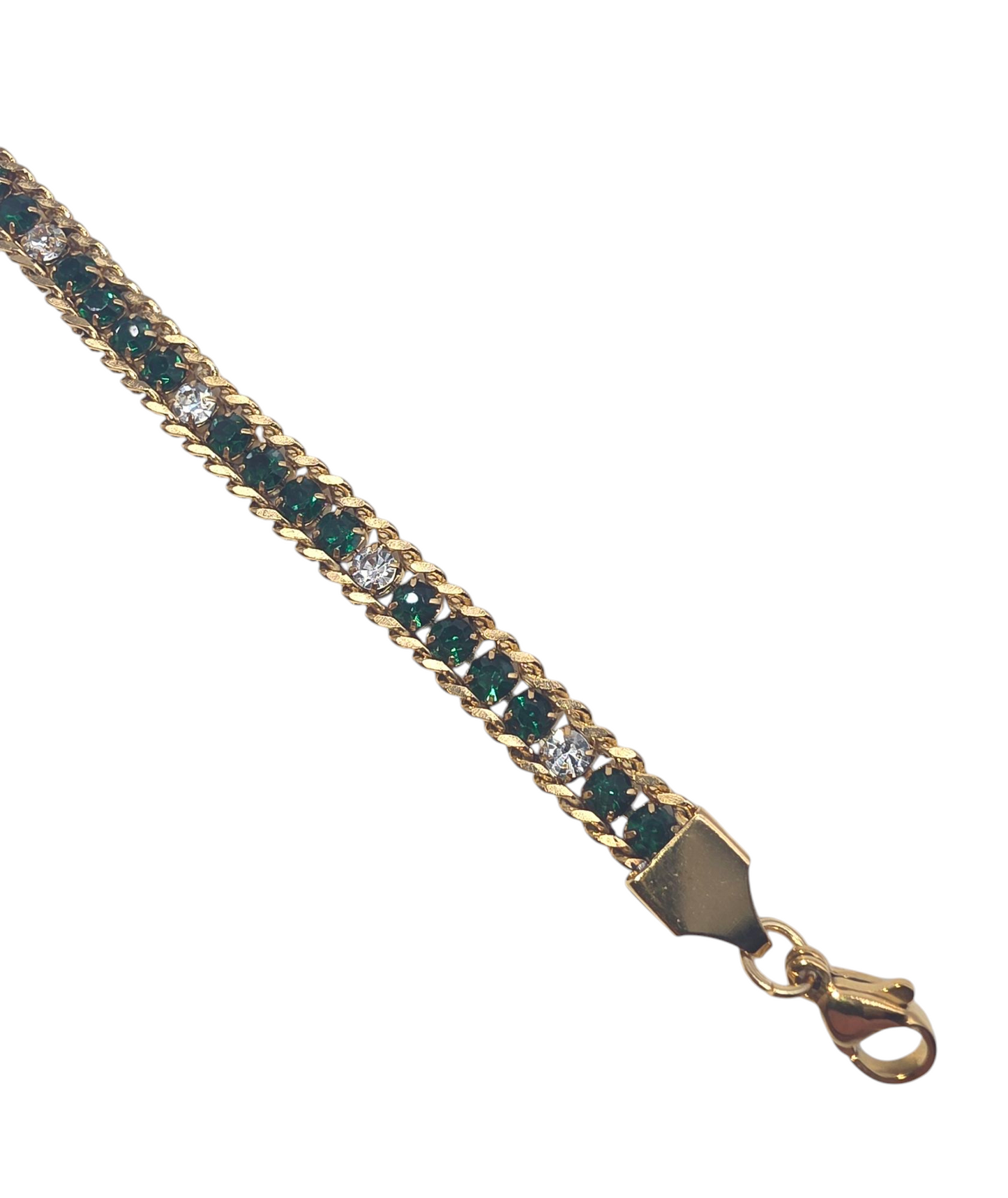 Armband Verde de Crystal