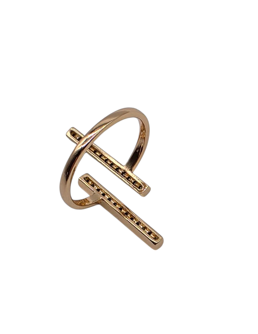 Ring Duo Line Rosegold