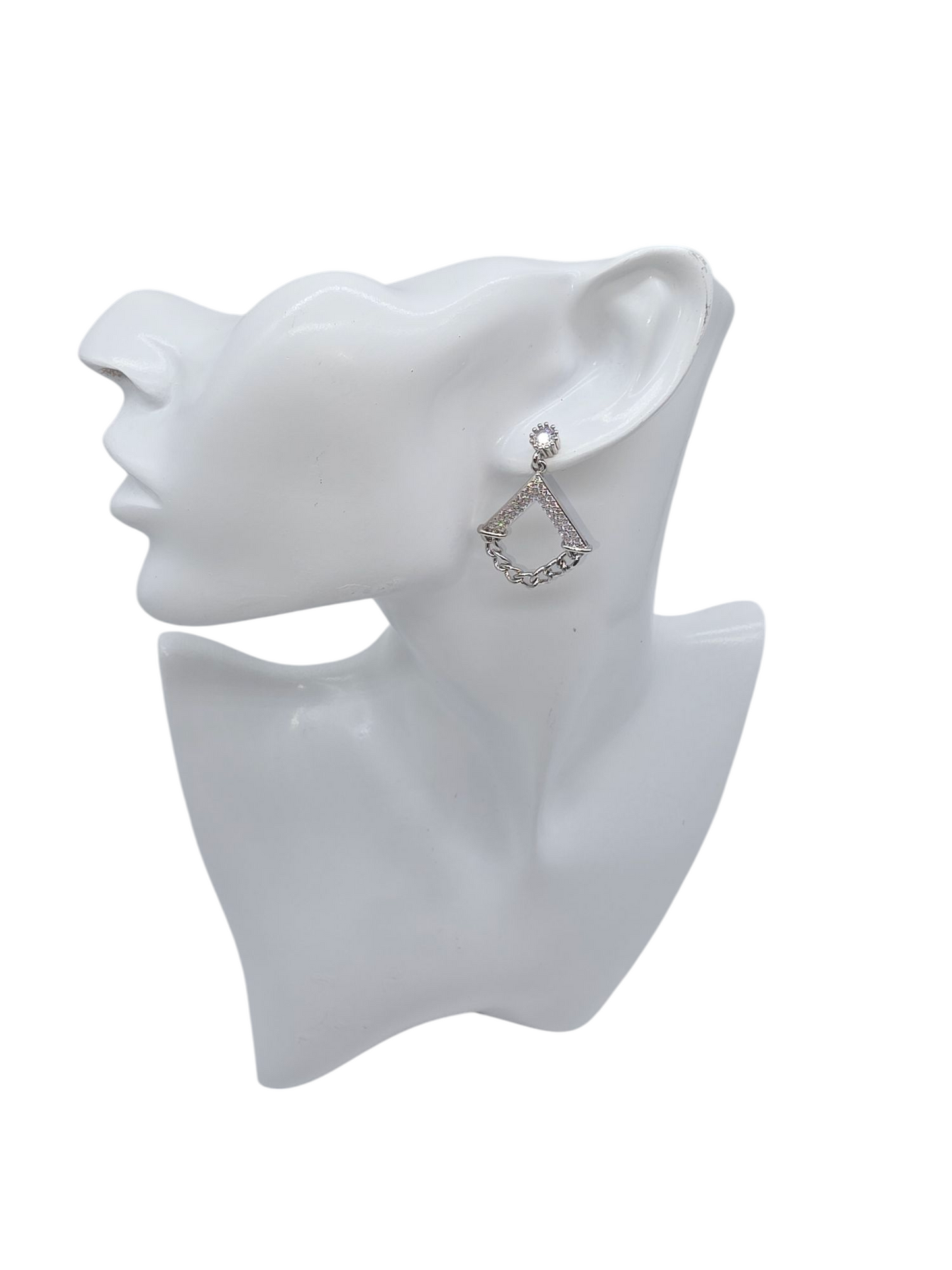 Ohrringe Crystal Chain