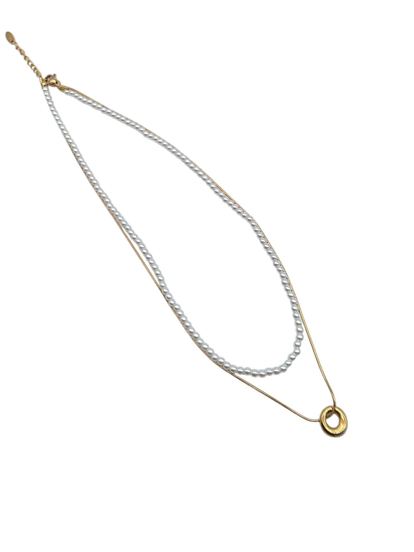 Kette Pearl & Gold Layers