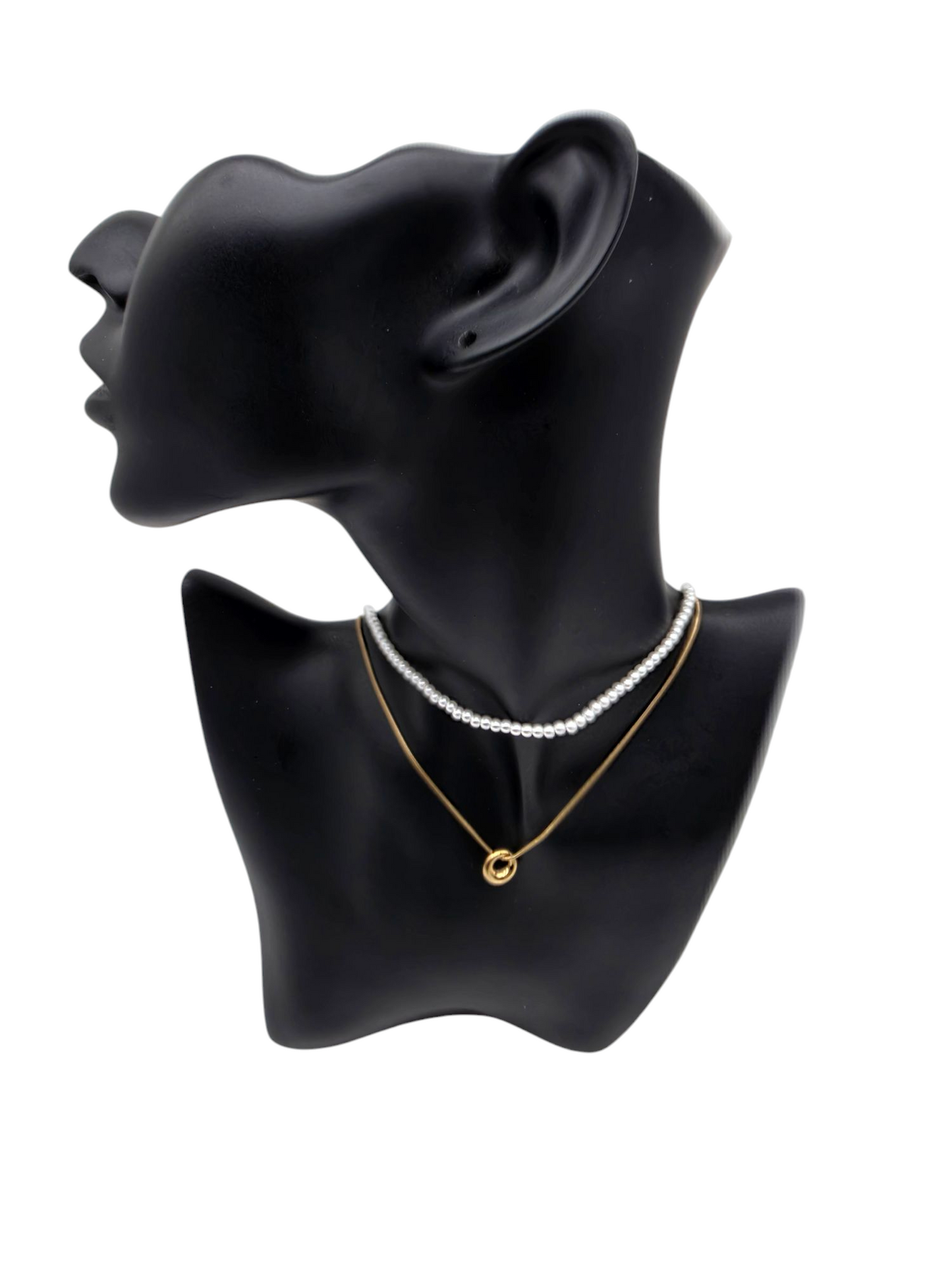 Kette Pearl & Gold Layers