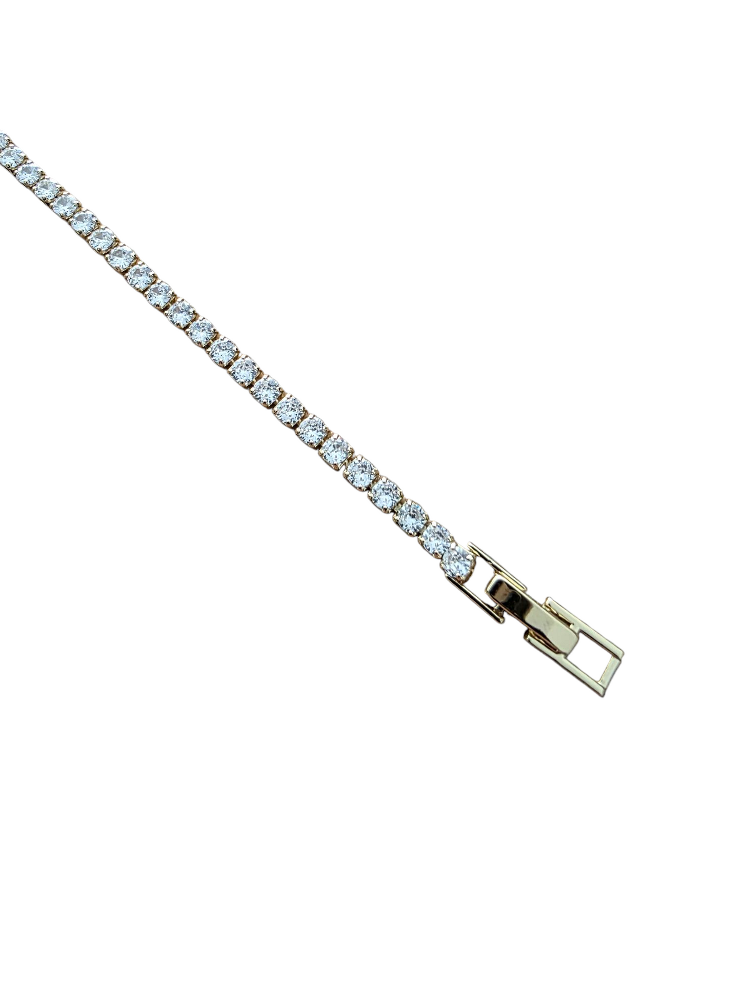 Armband Crystal Gold Flat