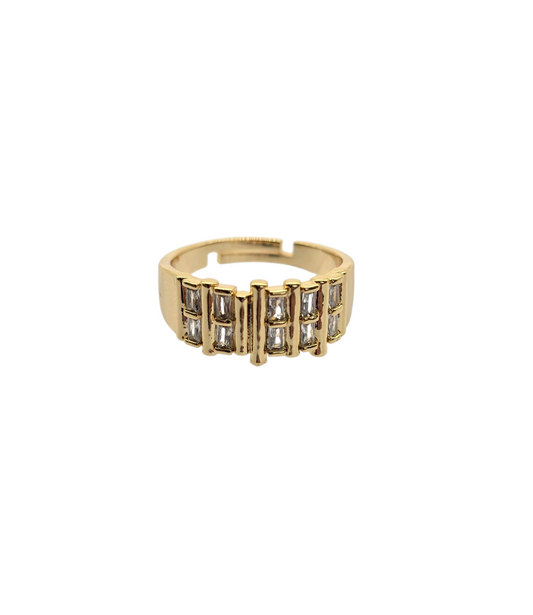 Ring Zirconia Luxe Gold