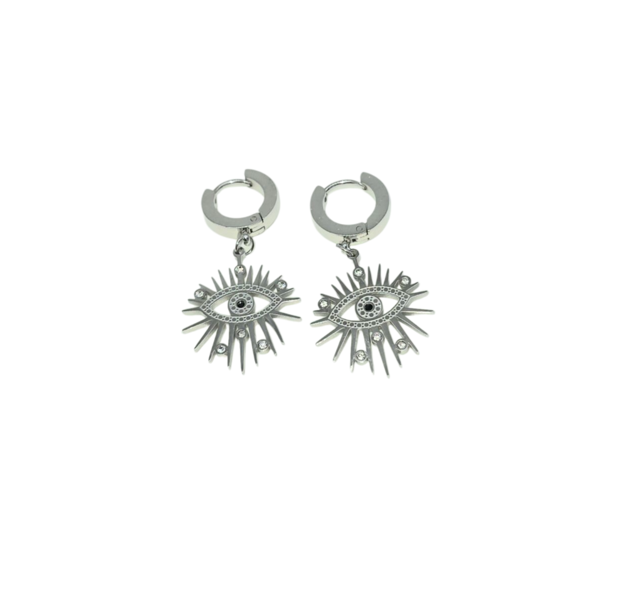 Ohrringe Evil Eye White