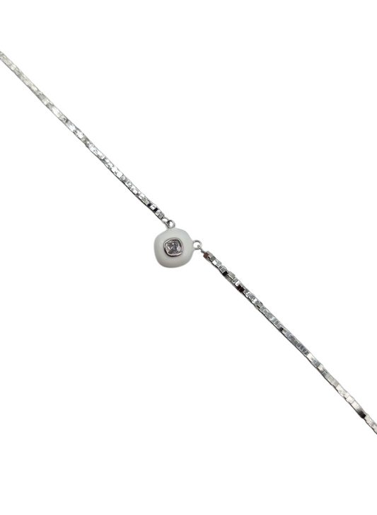 Fußkette Shine Blanc