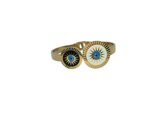Armreif Twin Evil Eye Bracelet