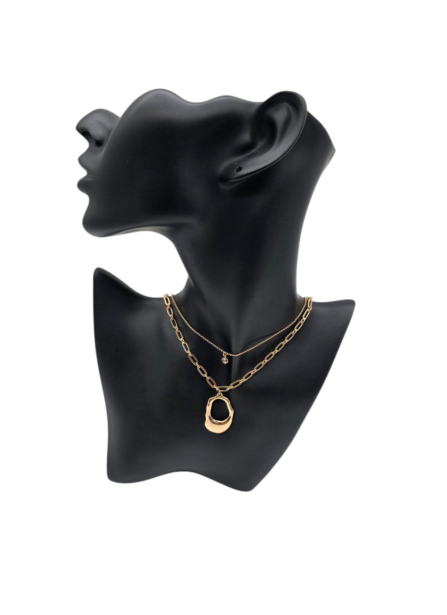 Kette Oyster Layer Goldrose